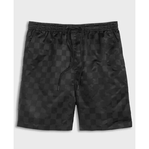 Mode of One Mens Size XL Track Shorts Check Jacquard Regular-Fit 6-1/2" NEW - Picture 1 of 13
